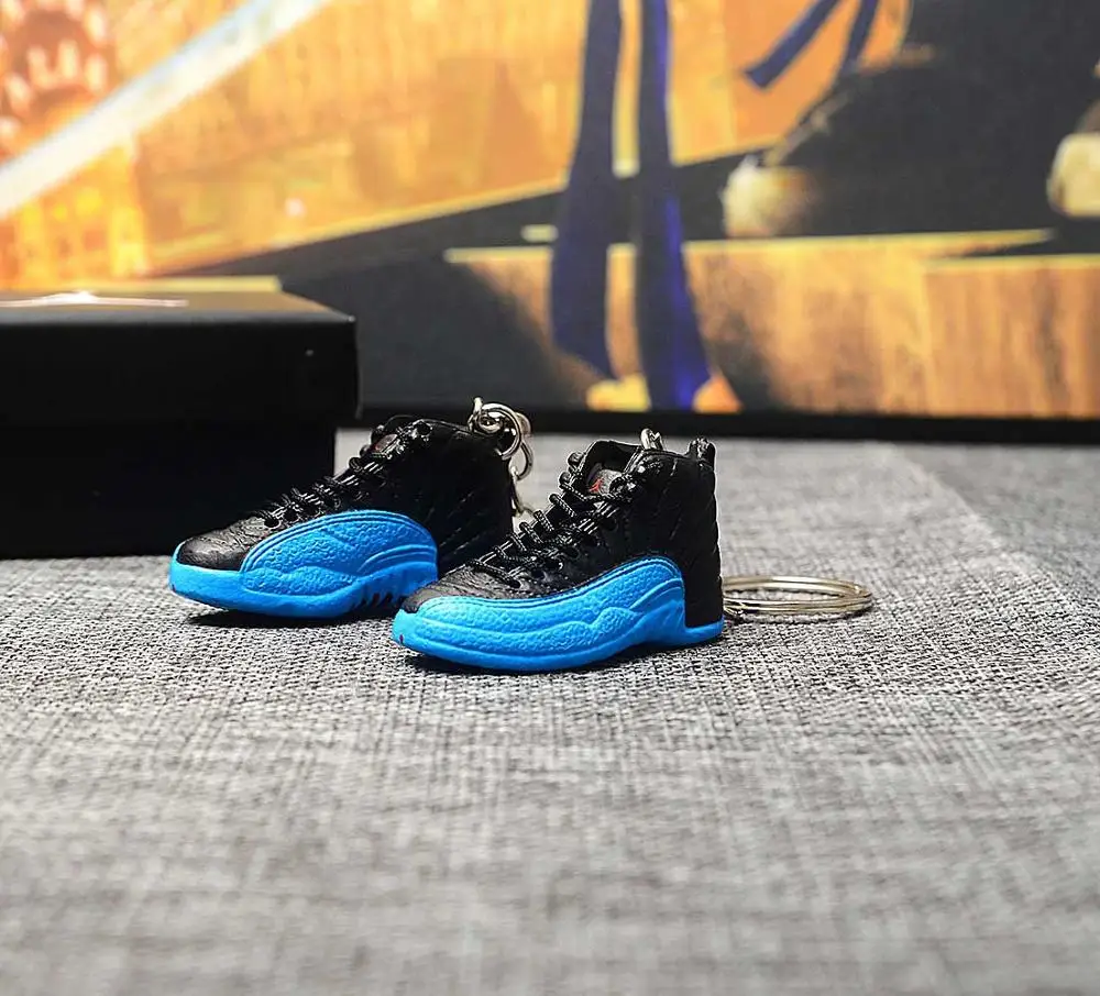 a pair w metal ring Дропшиппинг aj1 Chicago «не для перепродажи Красный» брелок в виде кроссовка Air Jordan 1 3D мини-кроссовки, запатентованный спортивный обувной брелок с кроссовком - Цвет: a pair w metal ring