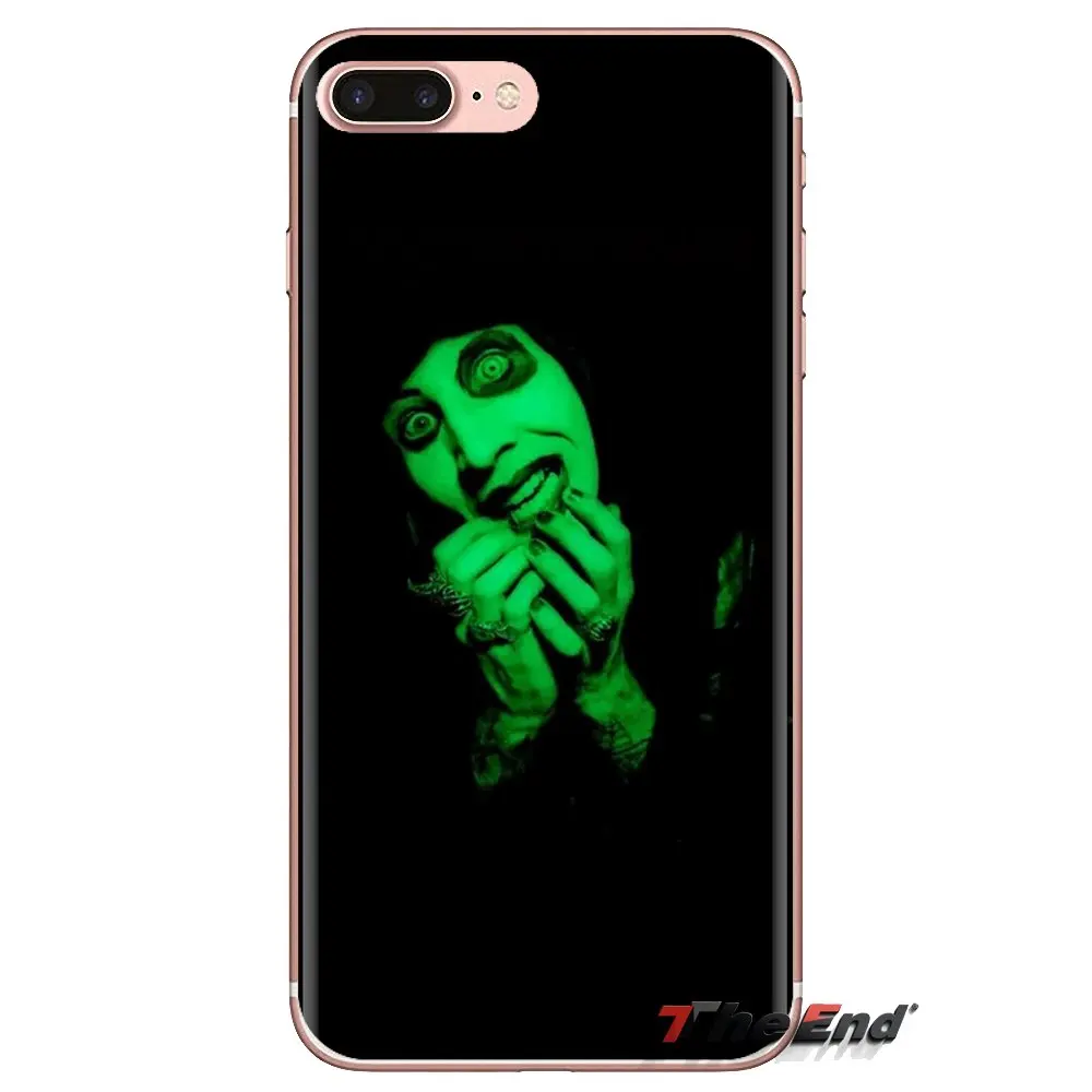 Менсона прозрачные чехлы из термопластичного полиуретана для iPhone XS Max XR X 4 4S 5 5S 5C SE