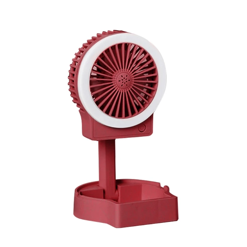 

Portable Fan USB Handheld Fan Mini Personal Small Table Fan Portable Fan Small but Mighty Quiet with LED Light