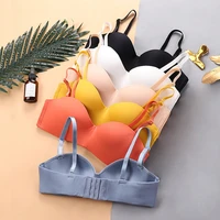 new sexy fashion seamless bras for women push up lingerie bra half cup wire free brassiere female underwear intimates hot top