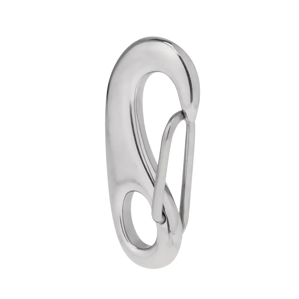 

Stainless Steel Egg Shape Snap Clip, Carabiner Lobster Clip Snap Hook To Connect