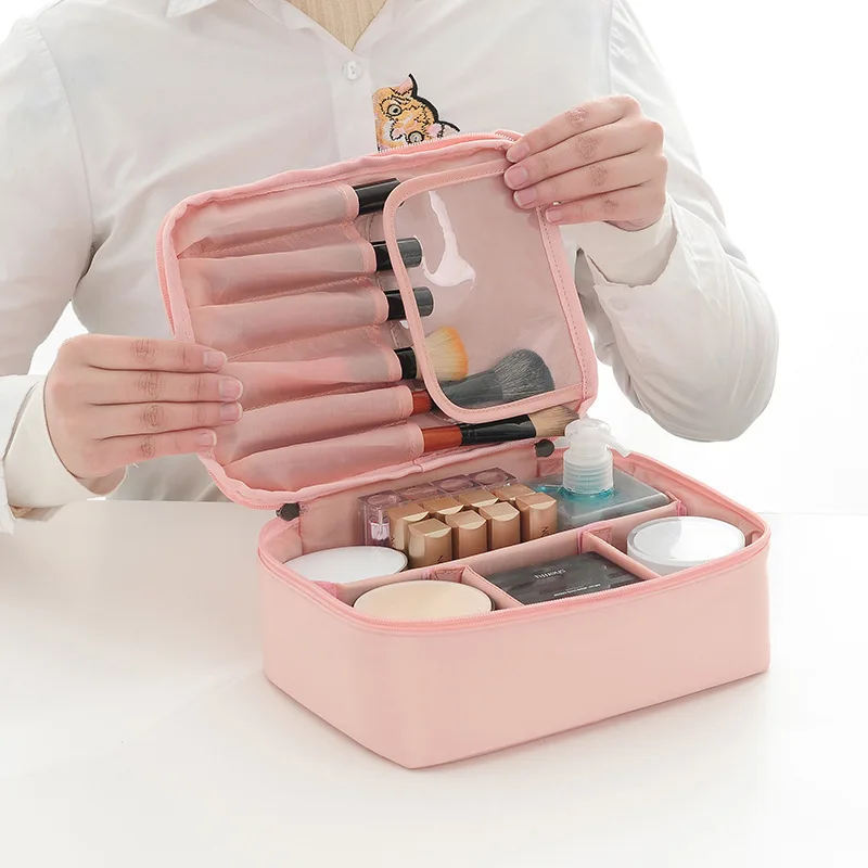 

Travel Toiletry Bag Cosmetic Make Up Organizer for Women Multifunction Case Organizer for Cosmetics Tools Travel Cosmetic Bags