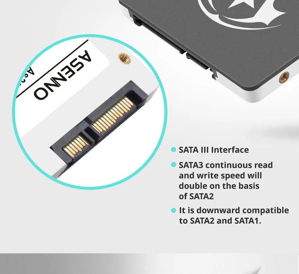 Asenno SSD 1tb Hard Drive 240 gb 480gb 120gb HD SSD SATA HDD 2.5 Solid State Disk For Laptop Computer