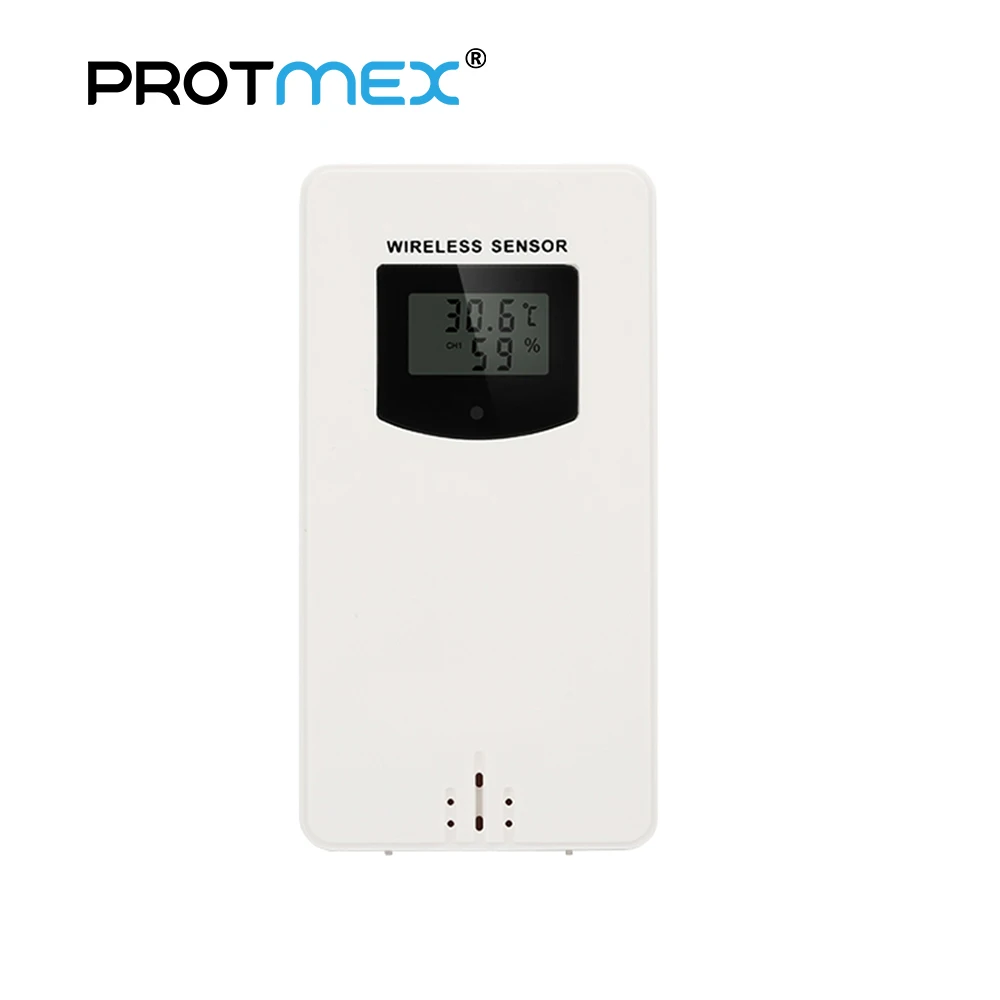 Беспроводной датчик погоды Protmex для PT3378 PT3374 PT3389 PT3388 PT3365 PT3379C