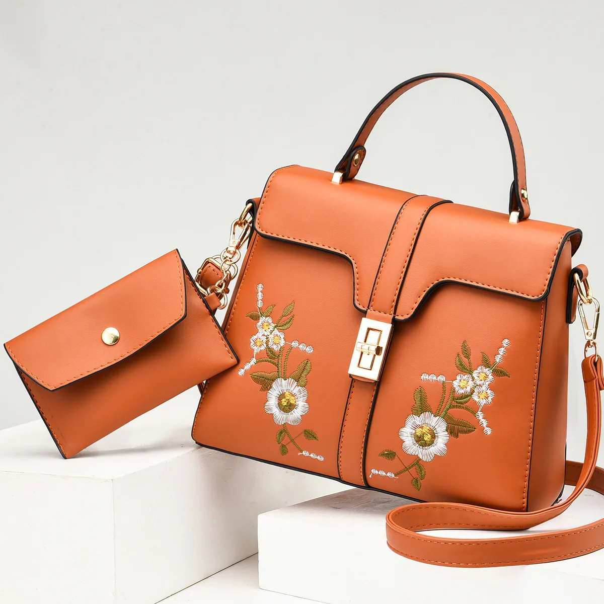

2021 New Fashion Printed Women's Bag Single Shoulder Messenger Bag Handbag Handbags