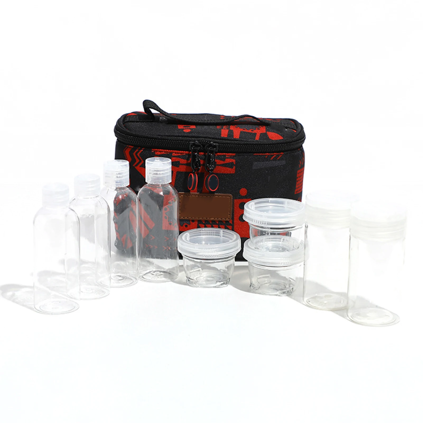 

Outdoor Seasoning Bottles Set 9pcs/set Seasoning Jar Pouch Condiments Bottles Organizer for Camping Barbecue Picnic EDF