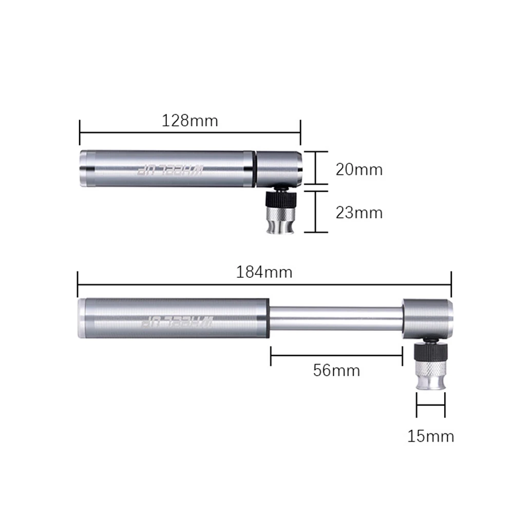 

Wheel up Aluminum Alloy Cycling Hand Air Pump Tire Inflator MTB Road Bike Ball for Wheel Up Outdoor Cycle Biking Entertainment