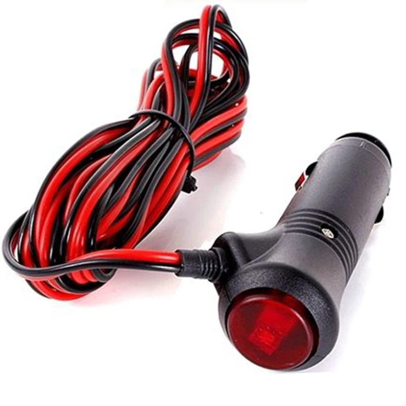 3 м автомобильный адаптер зарядное устройство Прикуриватель разъем шнура