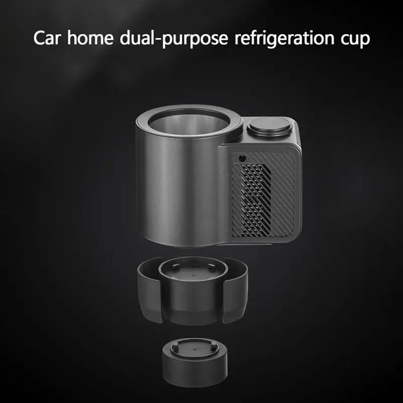 

Smart 2 In 1 Car Cup Cooler Warmer for Outdoor Travelling Portable Mini Auto Refrigerator 12V Cooling Heating Cup Drinks Holder