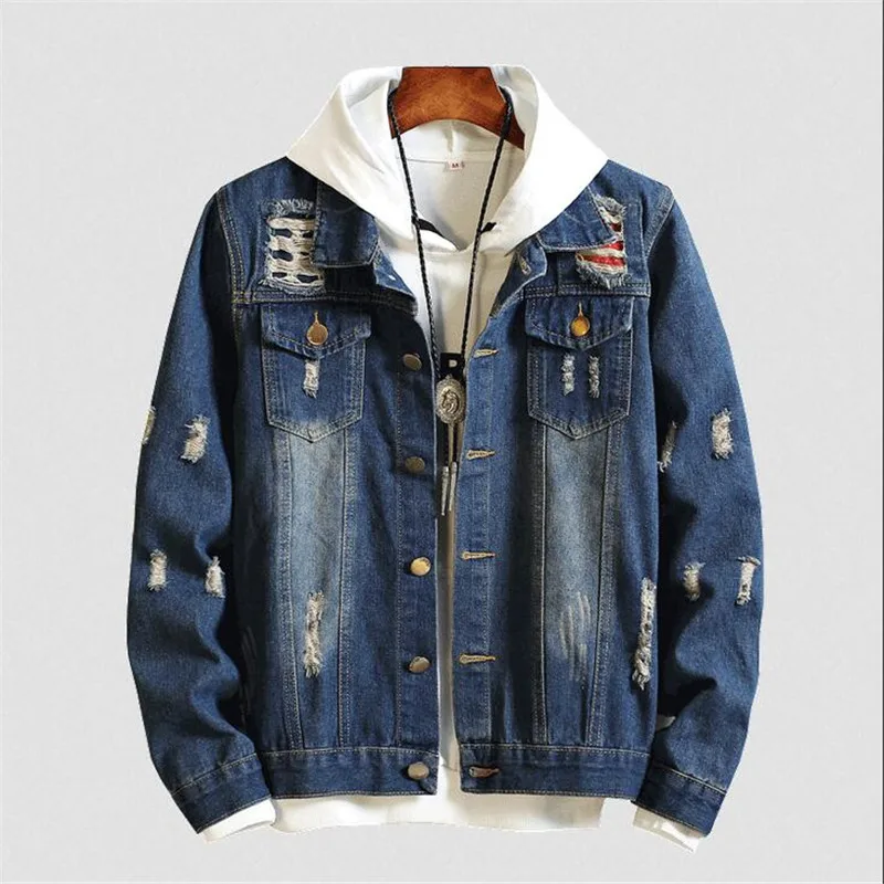 

Nice Denim Jacket Spring & Autumn Men Denim Jacket & Coats Men Slim Fit Solid Jackets Man Cowboy Vest