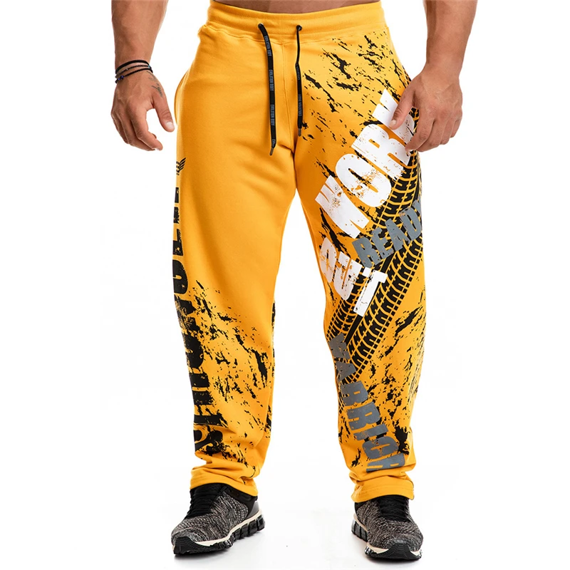 

Men Gyms Sweatpants Joggers Skinny Pants Men Casual Trousers Male Fitness Workout Cotton Track Pants Autumn Winter Sportswear