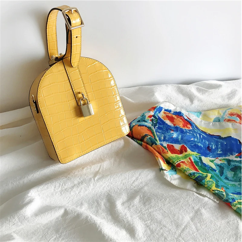 

Mini Cow Leather Ladies Hand Bags High Quality Lock Luxury Handbags Women Bags Designer 2020 Fashion Womens Messenger Bags Totes