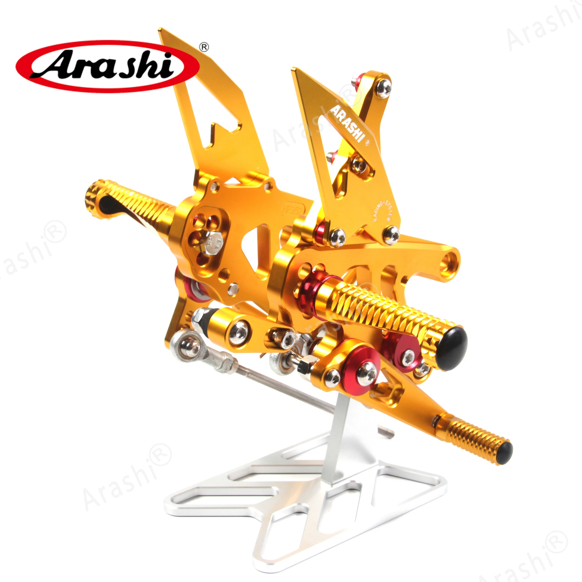 Arashi CNC Adjustable Footpegs For APRILIA RSV4 FACTORY APRC ABS / SBK SE 2013 2014 2015 2016 Foot Pegs Rider Footrests | Автомобили и