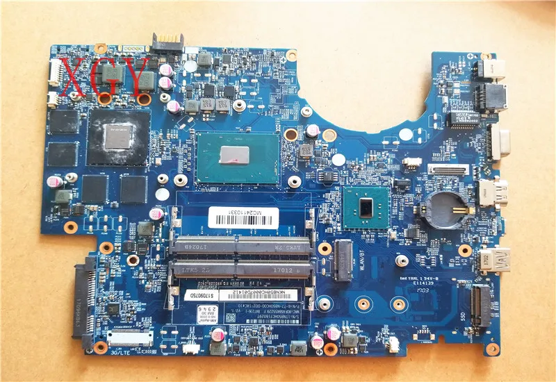 Материнская плата для CLEVO 6 71 N8500 D02 77 N850HC00 N850H0 N850HK 100% ТЕСТ ОК|Платы расширения| |