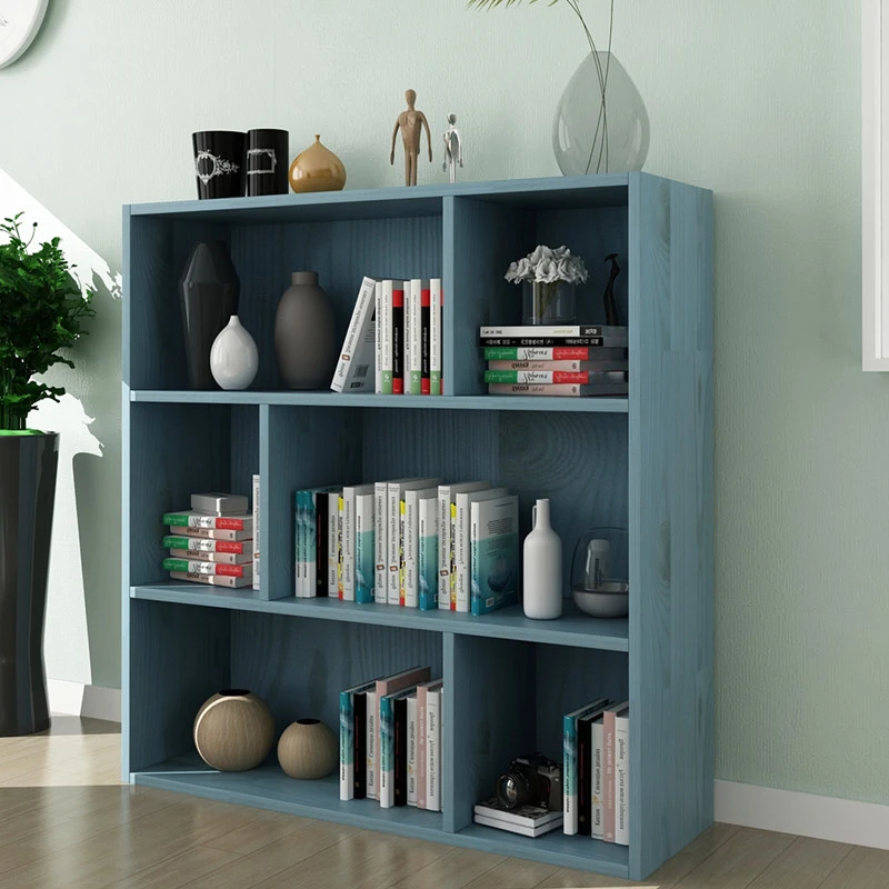 Простая Современная книжная полка книжный шкаф с бесплатной комбинации простой