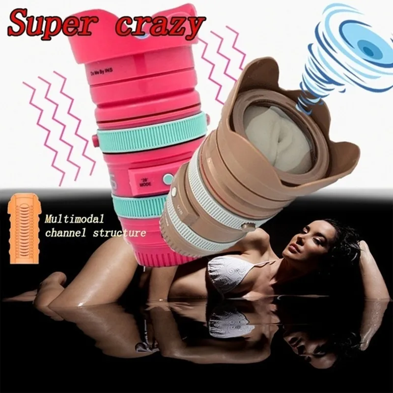 28 Частотная камера вибратор Авто Глубокая глотка с языком мужской мастурбатор