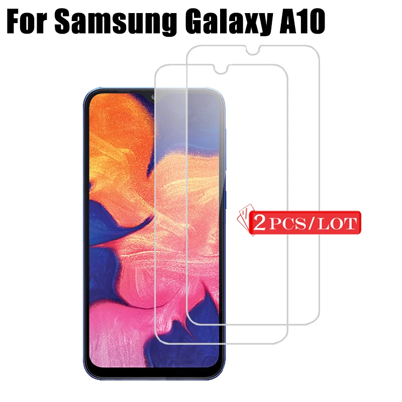 

2PCS Tempered Glass for Samsung Galaxy A10 Screen Protector Protective Glass on SamsungA10 Toughened Glas sansung A 10 A105 Film