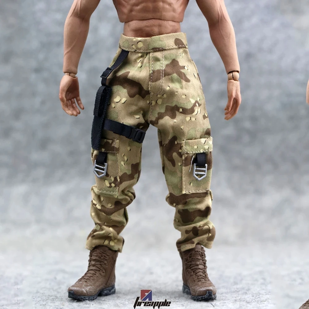 

1/6 камуфляжные армейские брюки для девочек одежда модель морской пехоты США Брюки W/нога болтается Fit 12 дюймов фигурки Куклы