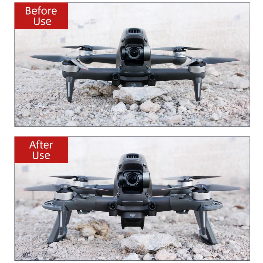 Быстросъемная посадочная Шестерня DJI FPV защитное кольцо для дрона 2 в 1 защитный