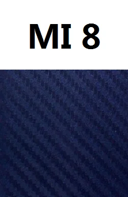 Наклейка для телефона s для Xiaomi mi 8 SE градиентная цветная 3D пленка из углеродного волокна наклейка для Xiaomi mi 8 Lite mi 8 mi 8SE защита для задней панели - Цвет: Mi8- purple