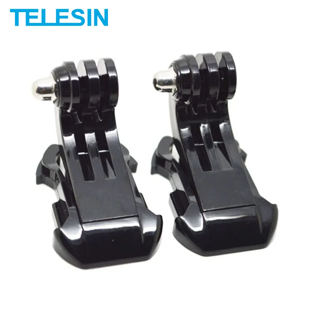TELESIN 2 шт. J-Hook нагрудный шлем Крепление Ремень Пряжка для GoPro Hero 10 9 8 7 6 5 4 3 Insta360 SJCAM