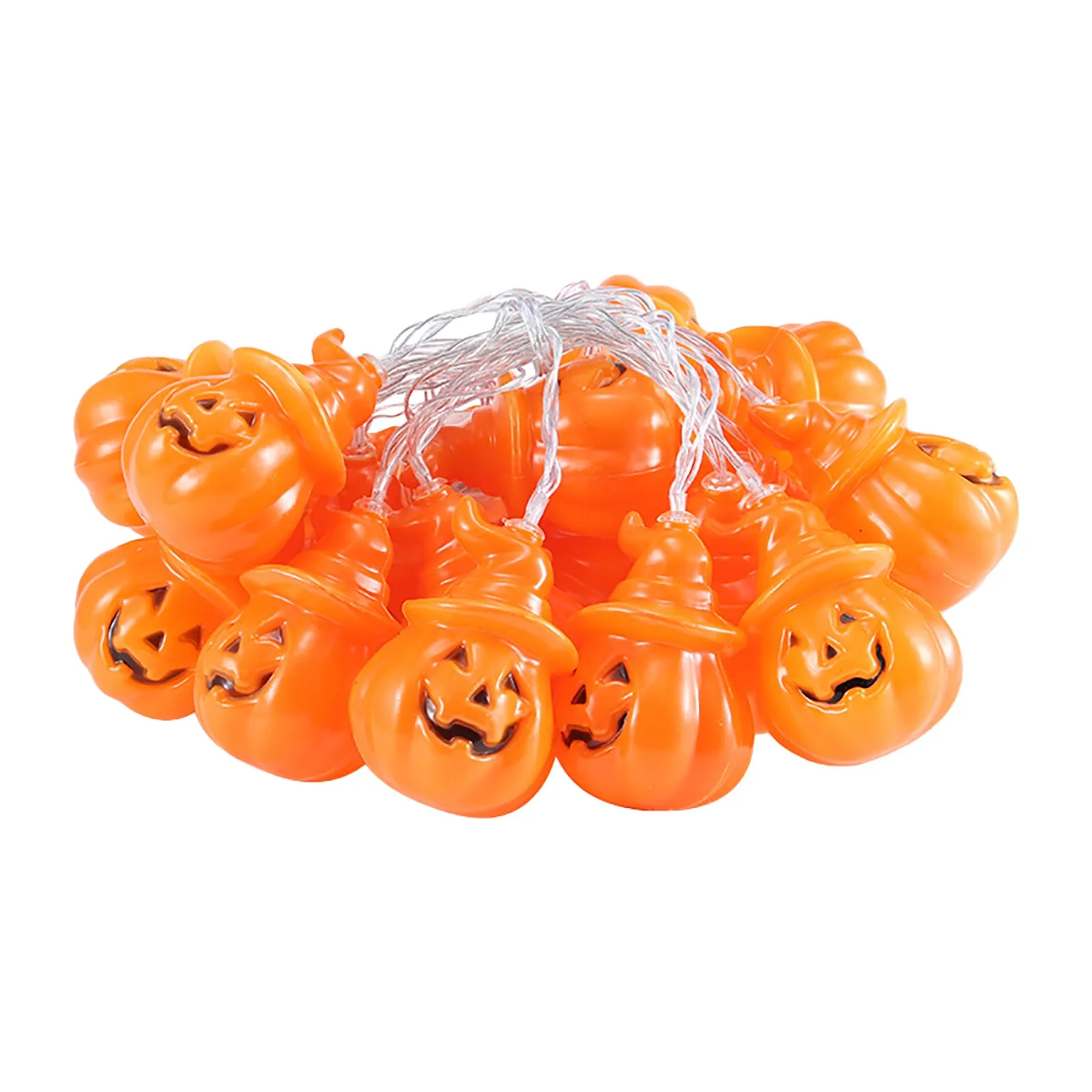 

Halloween Led Pumpkin Light String Skull Head Funny Face Decoration 2.7M 20LED Garden Party Room Decoration Lights
