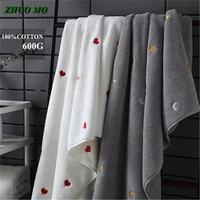 zhuo mo couple bath towels are made of cotton beach towel bathroom large sheets gift for home 70140cm for adults luxury towel