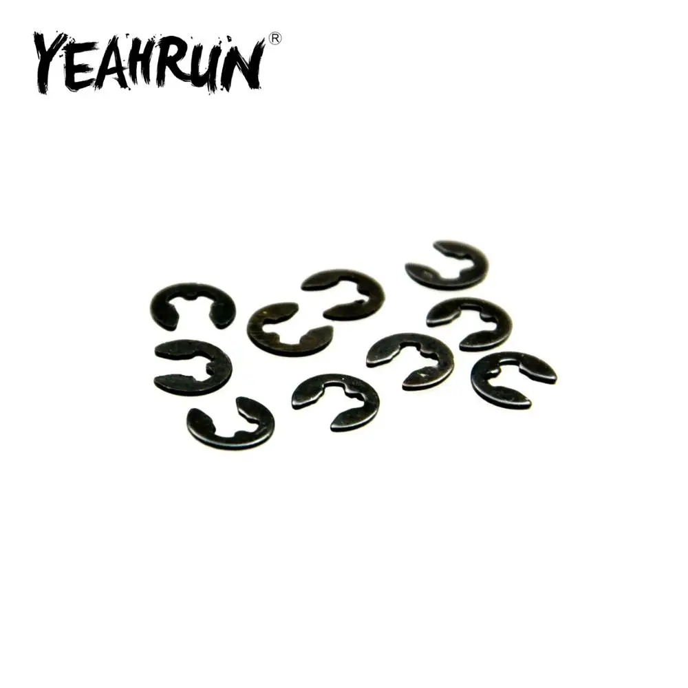 

YEAHRUN, 10 шт., 2/2, 5/3 мм, E-Clip, защитные кольца, клипсы типа E для радиоуправляемых моделей игрушечных автомобилей