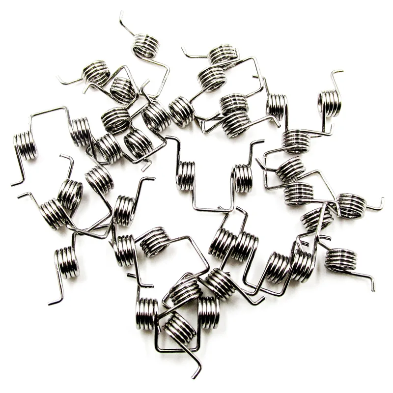 120 Degree 304 Stainless Steel Wire Diameter 0.6mm Double Quick Hook Strong Torsion Spring | Обустройство дома