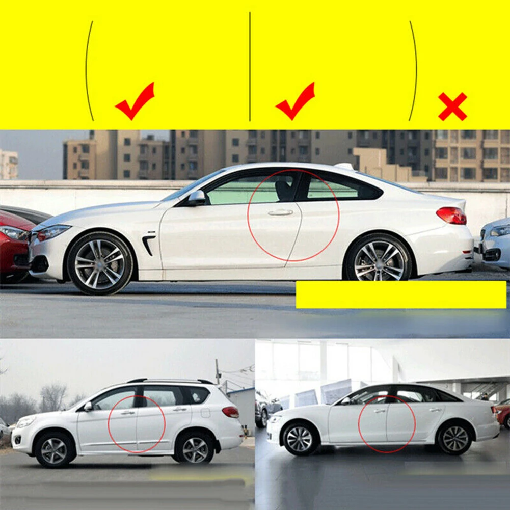 

4PCS Car Door Protector Guard Airbag Buffer Strip Scratch Protector Rubber Bumper Stickers Auto Door Edge Protection Accessories