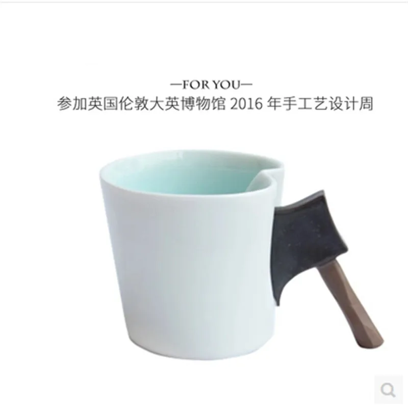 Керамическая чашка с топором милые чашки чудесный креативный сюрприз Необычные