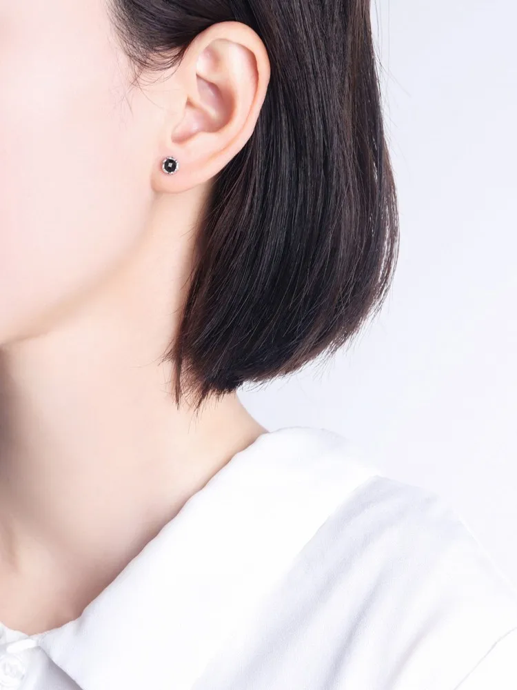 Новинка мужские серьги ювелирные изделия женские из чистого серебра 201 пробы