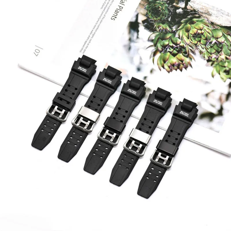 Высококачественный водонепроницаемый ремешок для замены наручных часов Casio G-shock GW-4000/GA-1000/GW-A1000/GW-A1100/G-1400 из силикона.