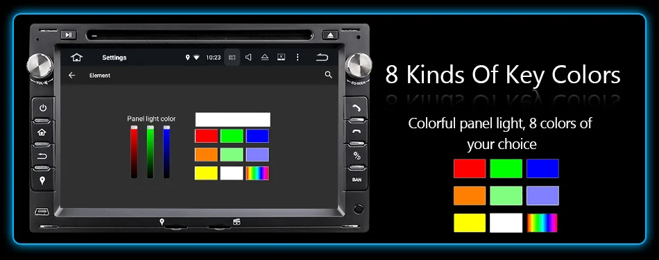 Eunavi Восьмиядерный 4 Гб ОЗУ 2 din Android 9,0 7 ''автомобильный DVD gps Navi для VW Glof Bora Passat Mk5 Golf Mk4 Polo сиденье Jetta