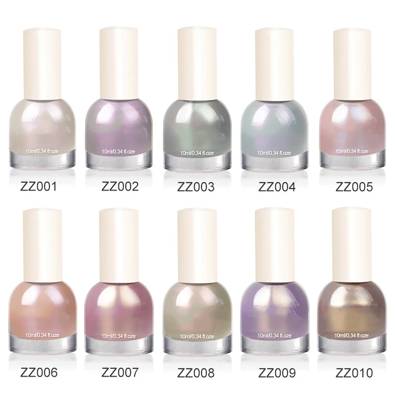 Long Lasting Polarized Nail Polish No Fading Pearl Luster Harmless Manicure V9-Drop | Красота и здоровье