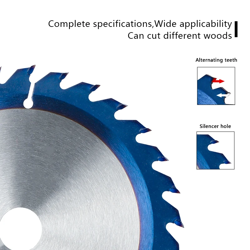 

CMCP TCT Saw Blade 210/230/235/250/300mm Circular Saw Blade Nano Blue Coated Carbide Cutting Blade Wood Cutting Disc