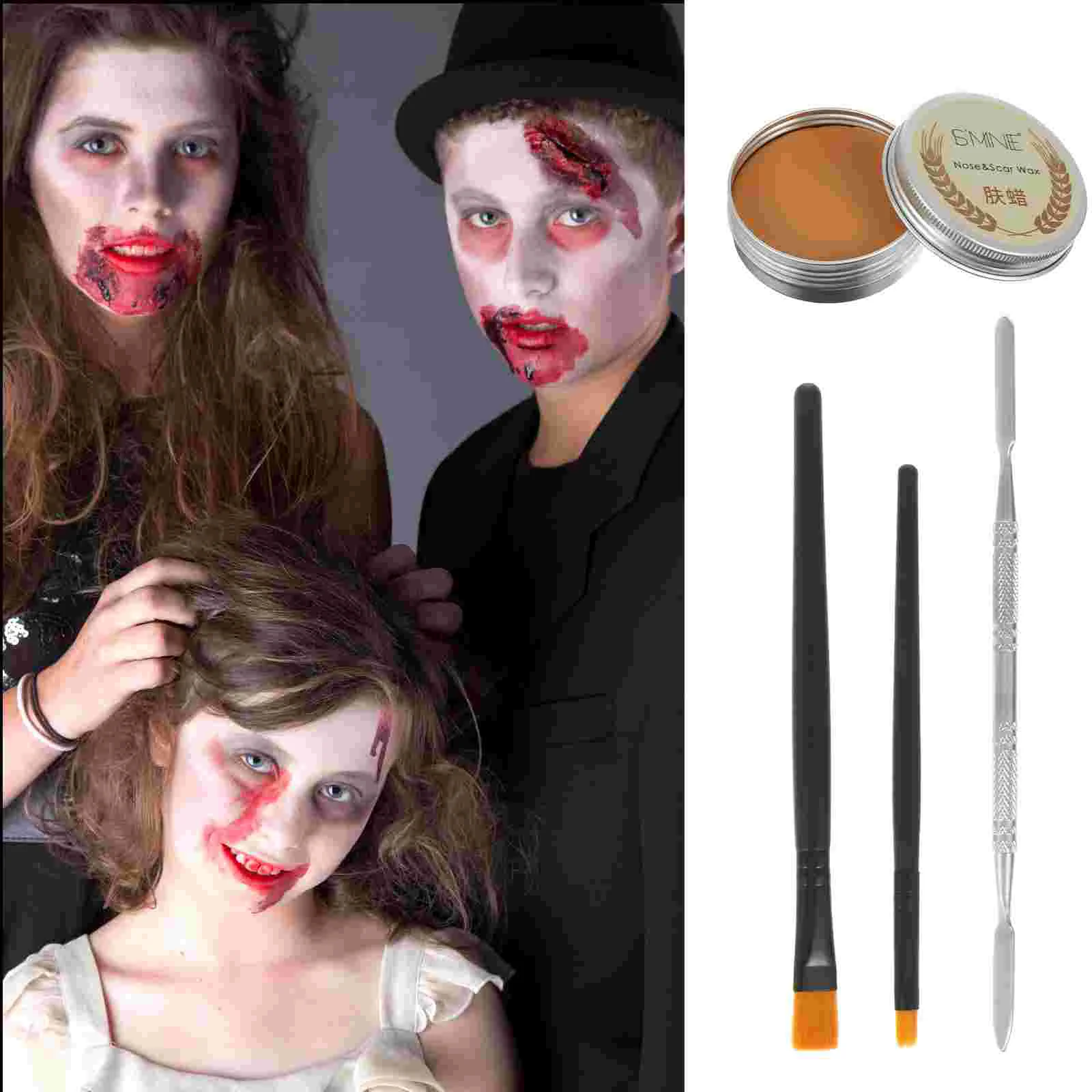 4 шт. шпатель для нанесения искусственного шрама на кожу |