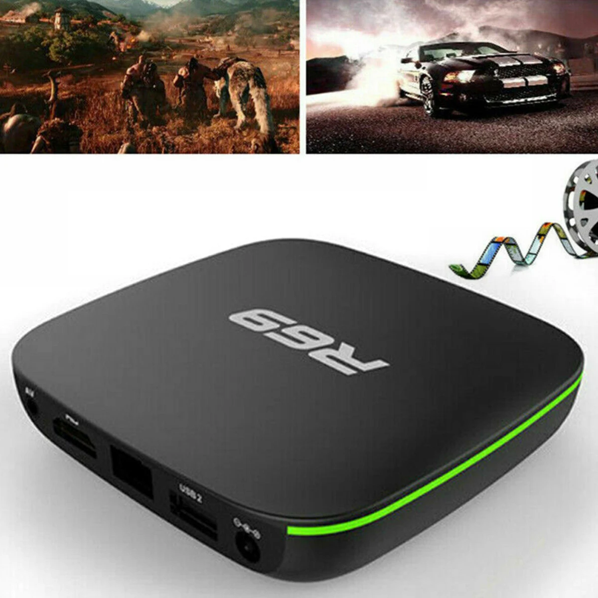 SOONHUA Smart TV Box WIFI Media Video Player Boxes US Plug Android 7.1 With HDMI Cable And IR Remote Control | Электроника