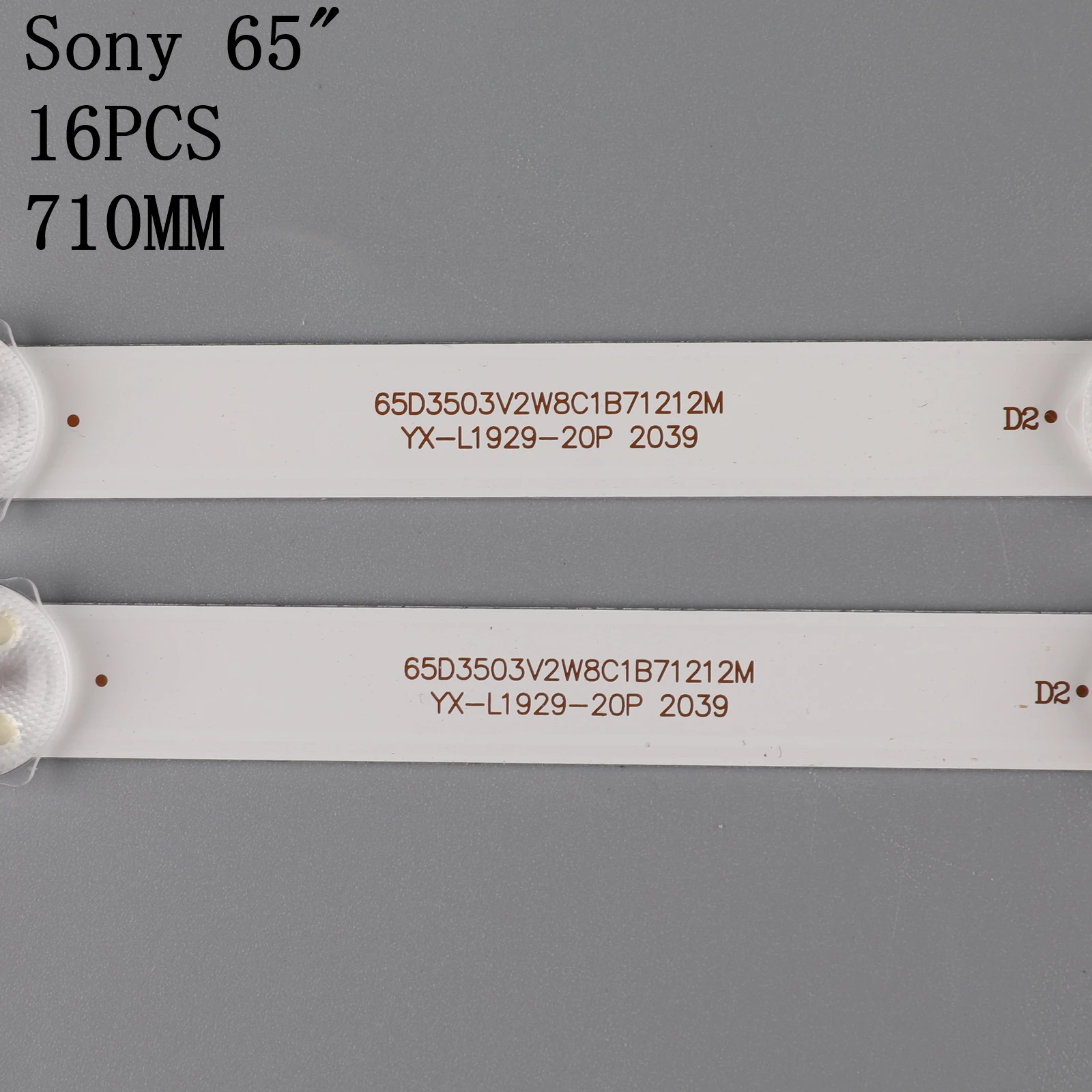 16 шт. светодиодный подсветка полосы света бар CX-65S03E01 для Sony 65 &quotТВ KDL-65W857C KDL-65W859C