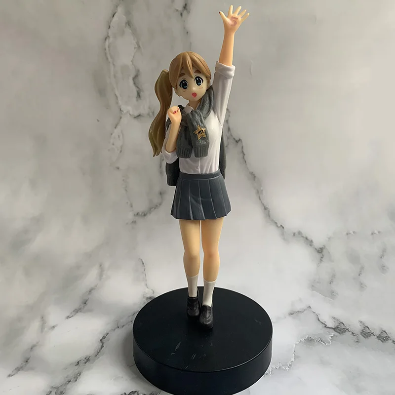 К-он! Hirasawa Yui Akiyama Mio Tainaka ритсу Kotobuki Tsumugi Адзуса Накано 5th юбилей ПВХ фигурка модель игрушки - Цвет: Tsumugi Without Box