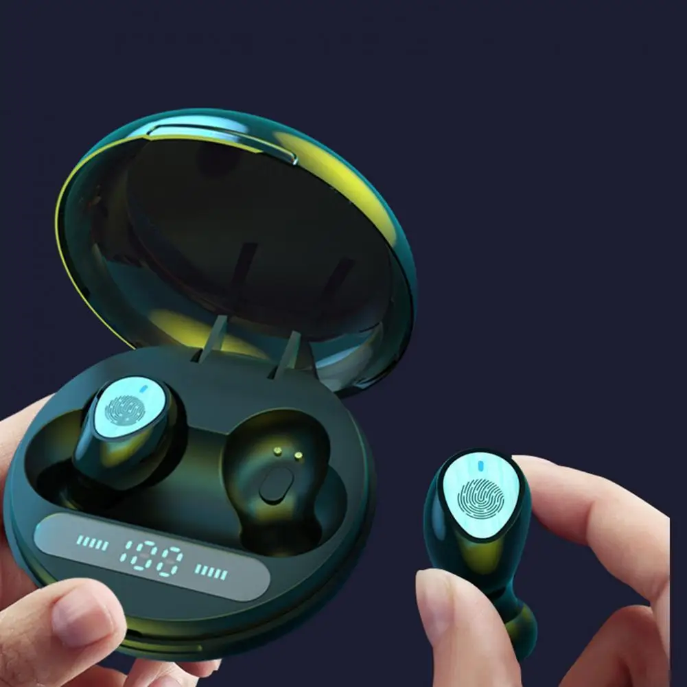 

WL-DD1 Bluetooth Earbuds Bluetooth 5.0 Noise Cancelling Digital Charging Case Mini Stereo Sound Sport Earbuds for iPhone and And