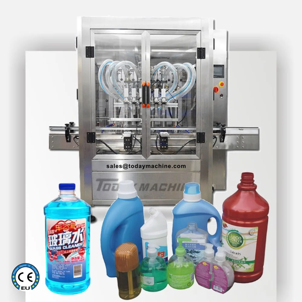 Автоматическая машина для розлива и маркировки небольших бутылок упаковки