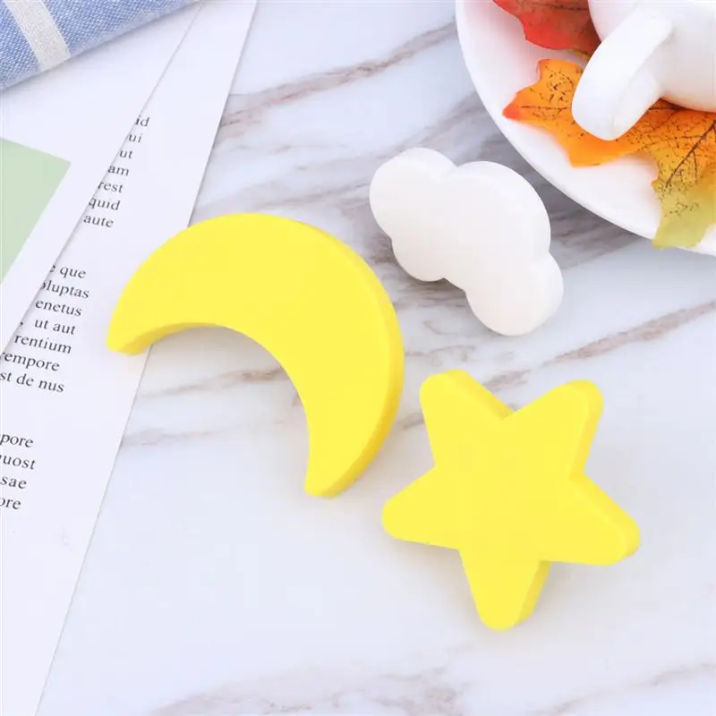 Антиударная мультяшная ручка простая мягкая резиновая для гардероба уникальная