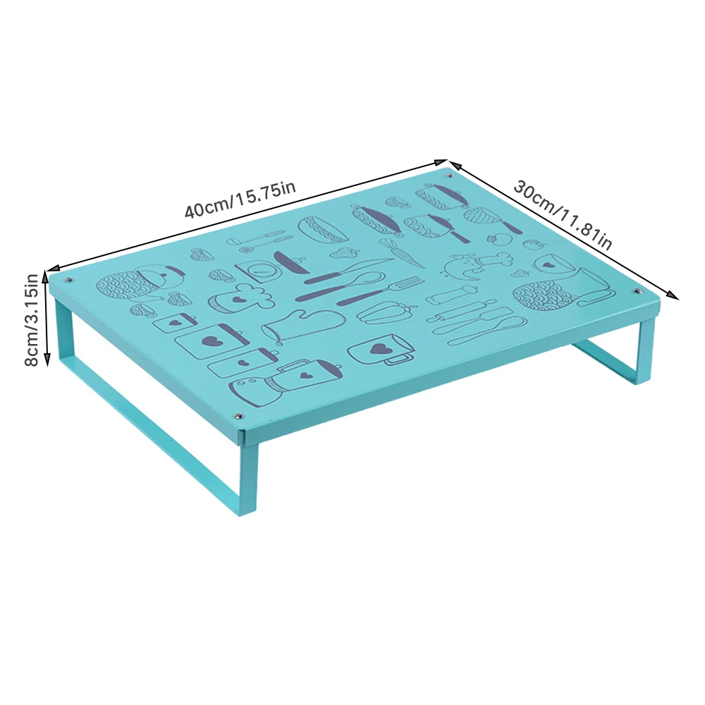 

Creative Wrought Iron Storage Rack Household Induction Cooker Bracket Kitchen Gas Stove Cover Microwave Bracket
