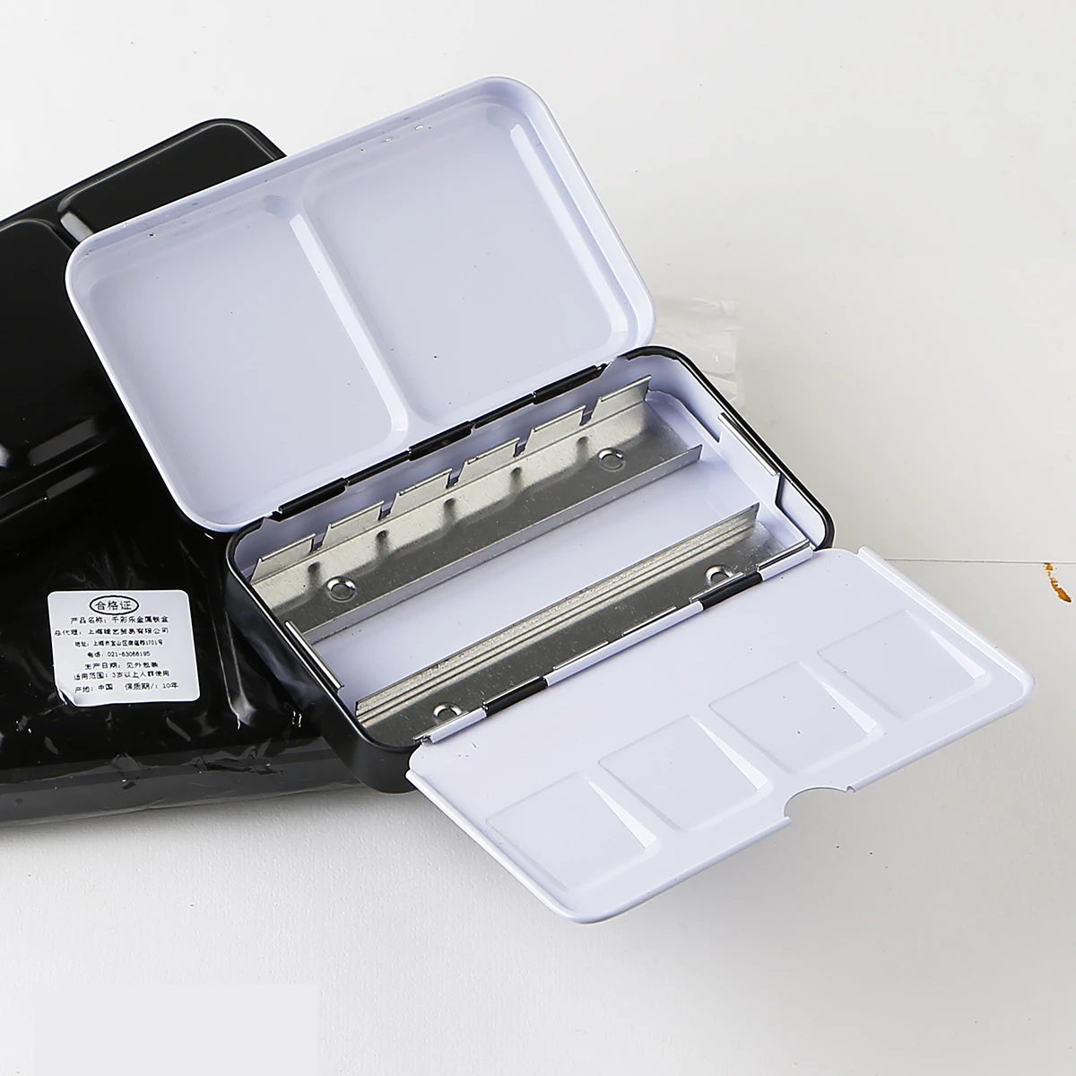 Pigment Storage Case with Empty Watercolor Paints Palette Metal Box 6/12 Full Pans and 12/24 Half for Art Painting Supplies | Канцтовары