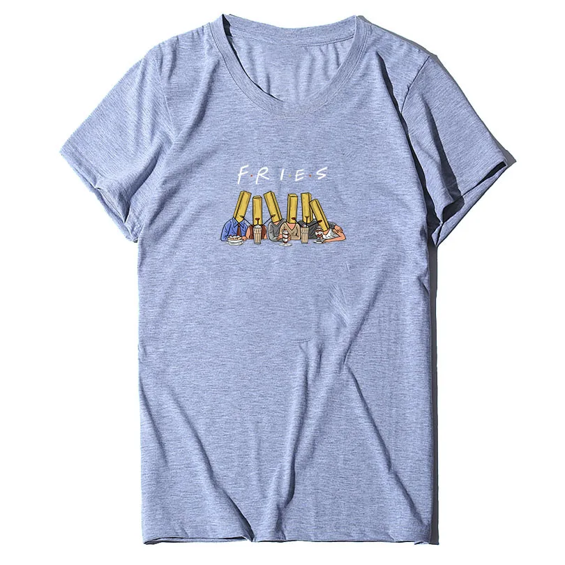 

2021 New Friends PrintT Shirt Summer Women Short Sleeve Leisure Top Tee Casual Ladies Female T Shirts Plus Size Woman Clothing