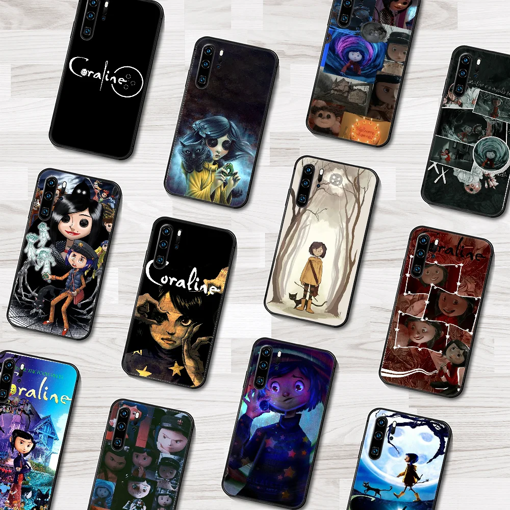 Коралина секретная дверь чехол для телефона Huawei P Mate 10 20 30 40 Lite Pro smart Z 2019 nova/5t