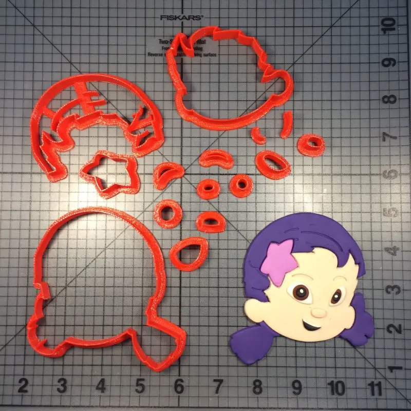 Bubble gupies серия печенья на заказ 3D-печать торта Топ украшения помадки резак набор |