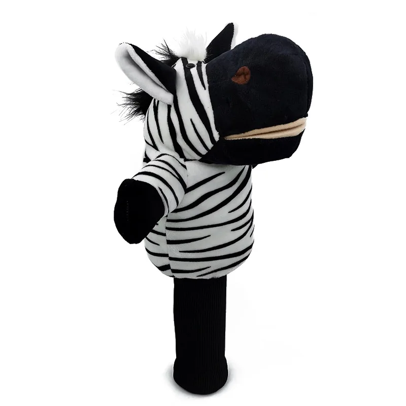 

Zebra Golf Head Cover Fairway Woods Golf Cover Animal Clubs Protector Sporting Goods Mascot Novelty Cute Gift