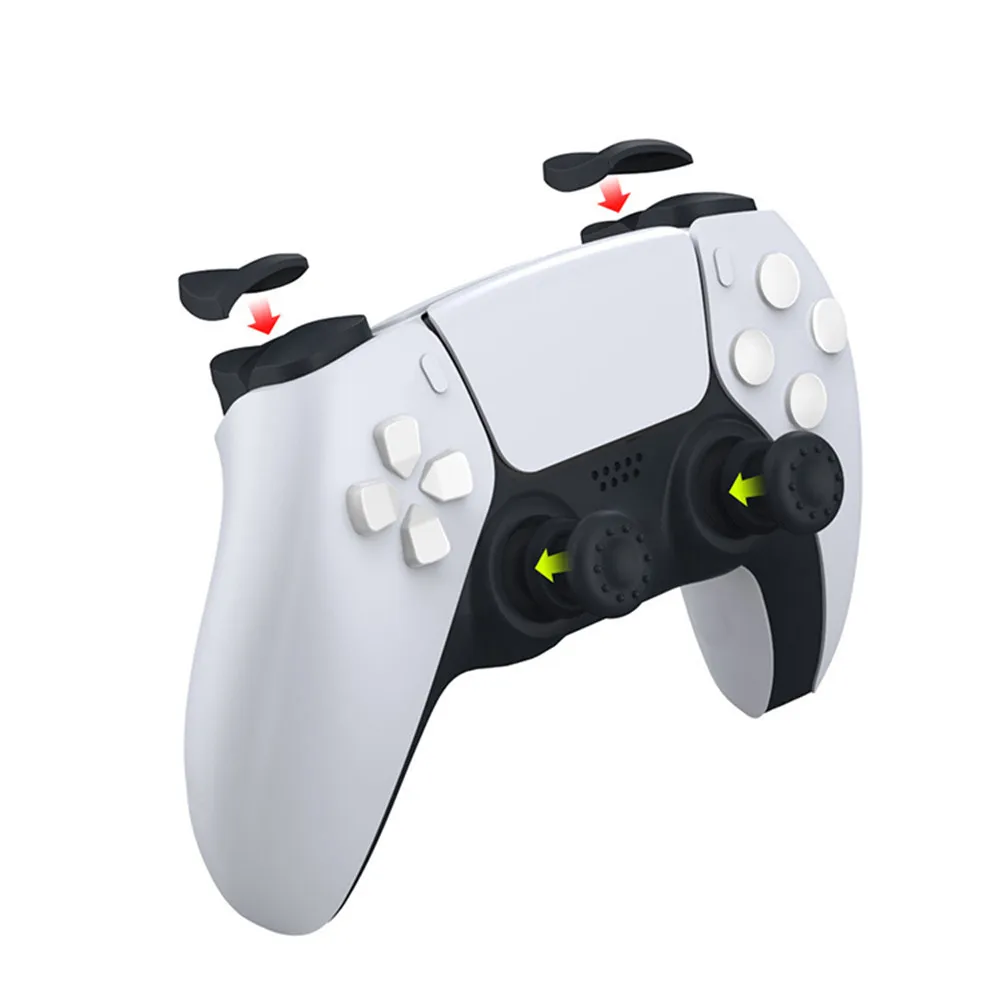 

8 in 1 Handle Thumbsticks Caps Thumb Grips Rocker Caps Protective Case Cover Set for Sony PS4/PS5 Controller Accessories